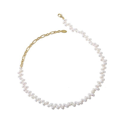 Beaded Necklace with Freshwater Pearls